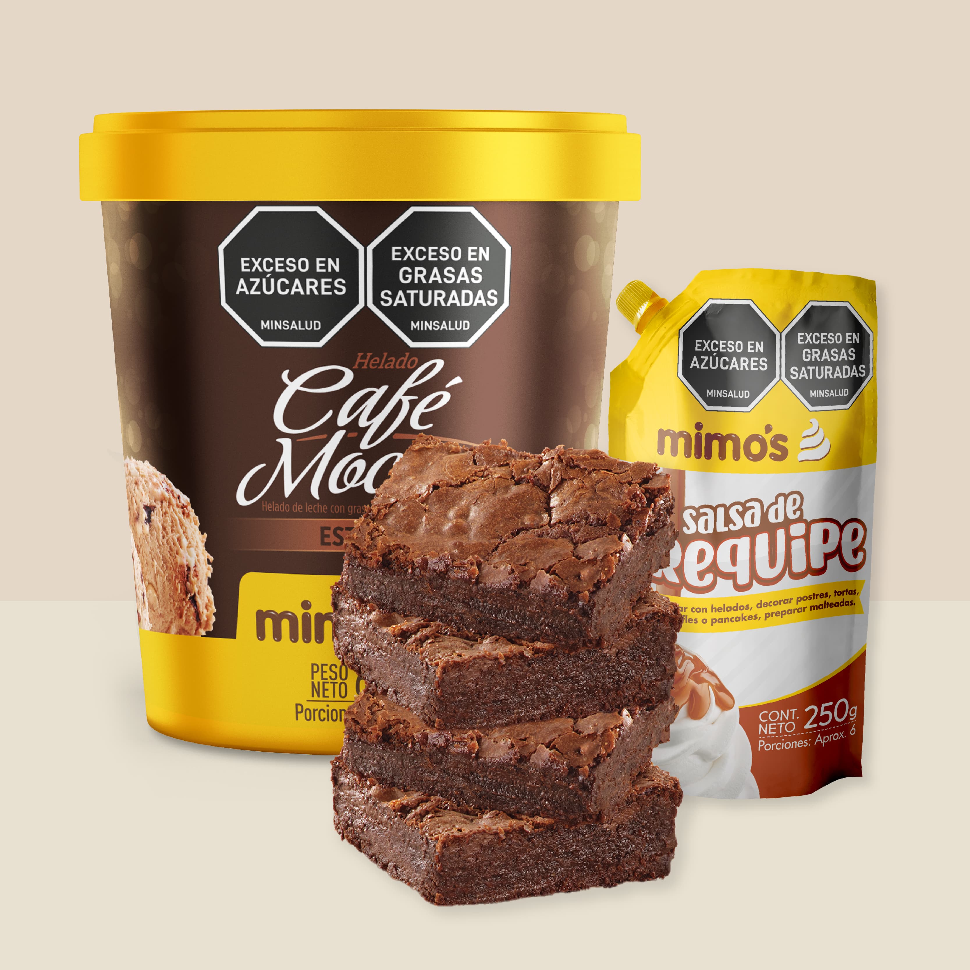Promo 1 Litro + 4 Top Brownies + 1 Salsa Colap