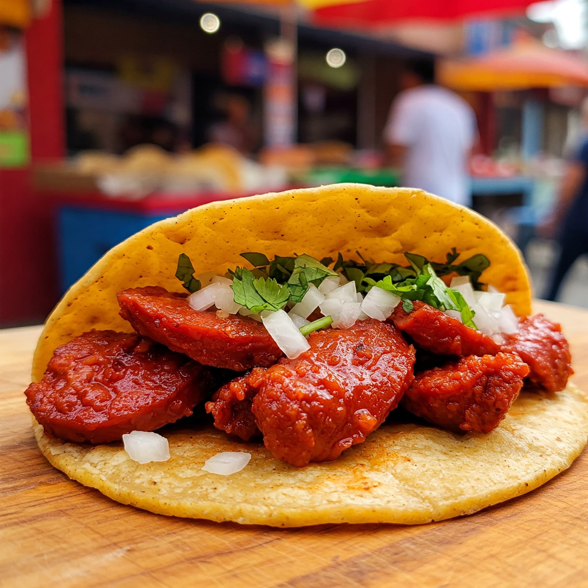 Taco de Chistorra con Queso