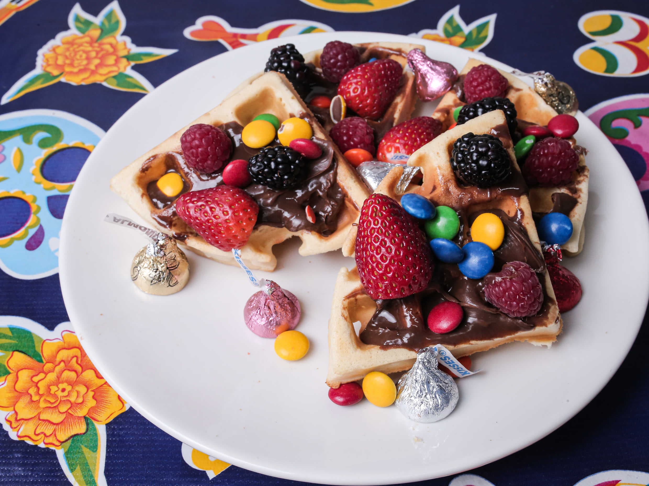 waffle tipo belga especial
