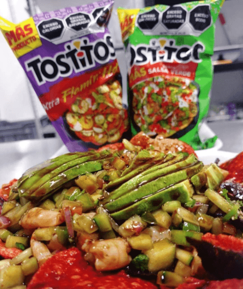 Tosti Ceviche de Camarón
