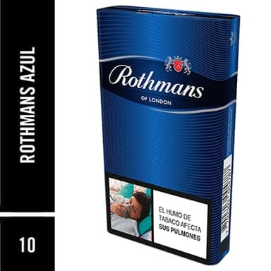 Medio Rothmans azul