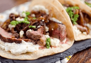 Taco de chorizo Argentino