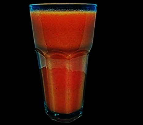 Papaya con fresa y leche
