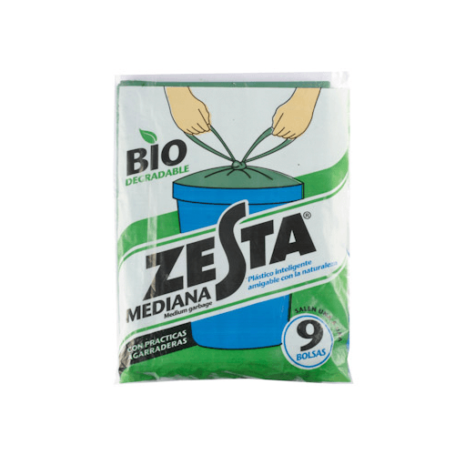 Bolsa Basura Mediana Bio Zesta 9 uds 0431