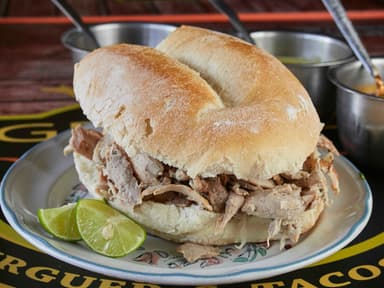 Cemita o Torta Árabe con Queso