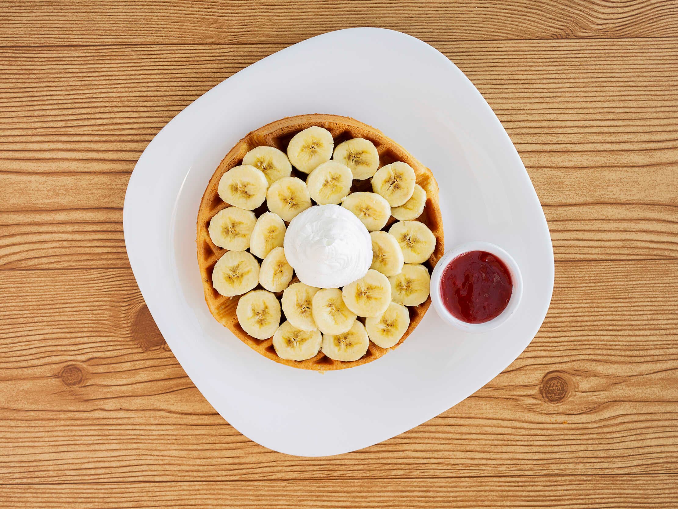 Waffle de Plátano
