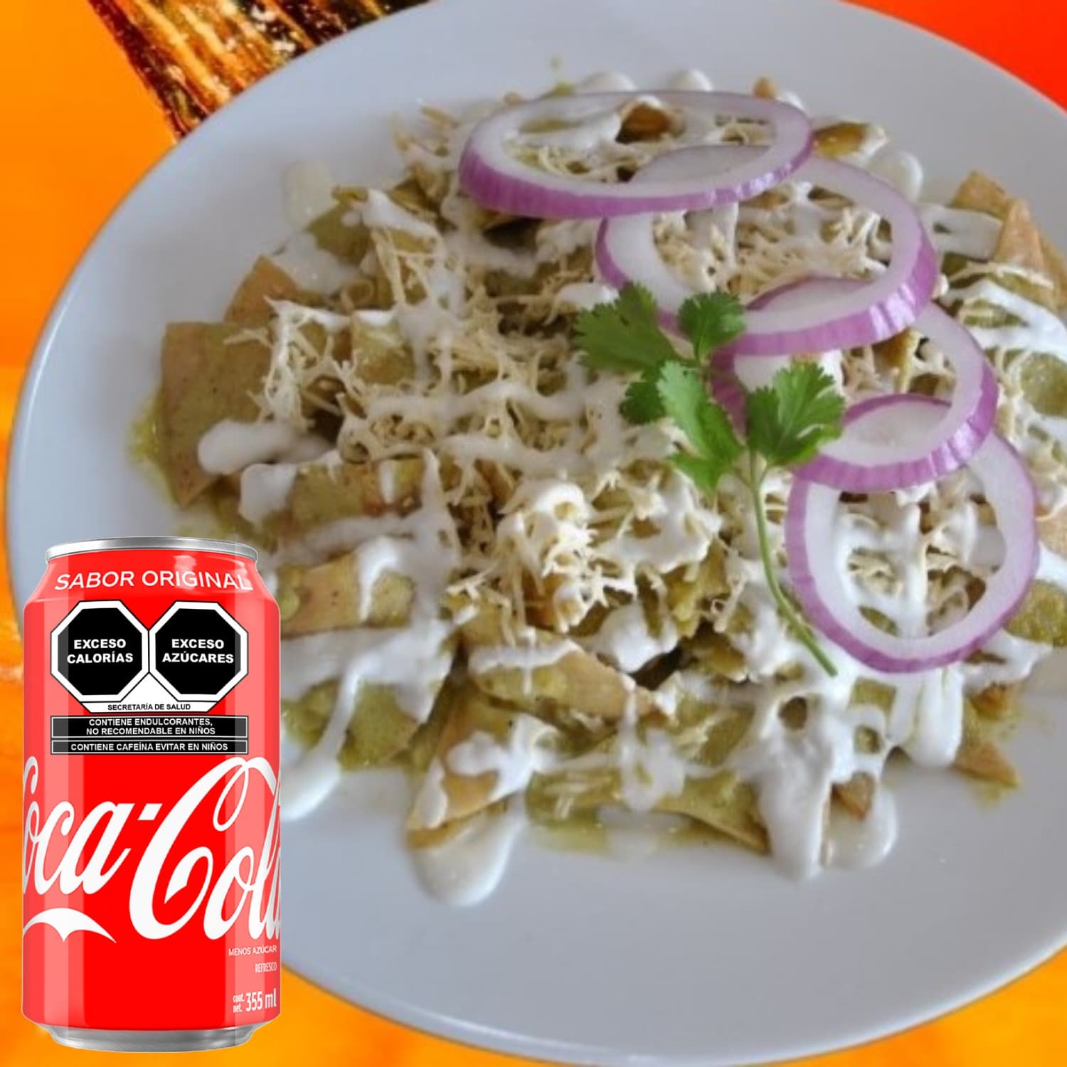 Combo-Chilaquiles + Refresco