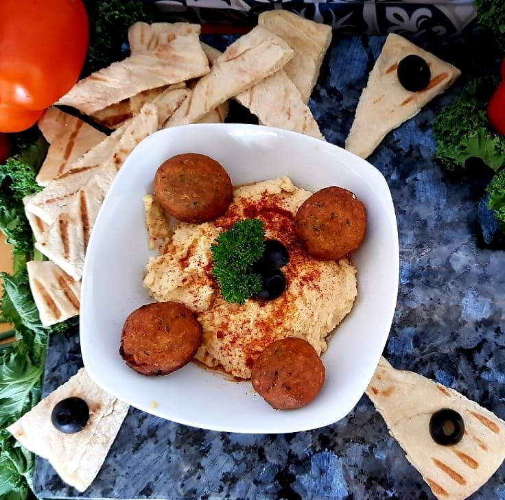 Hummus Falafel de Carne Dip