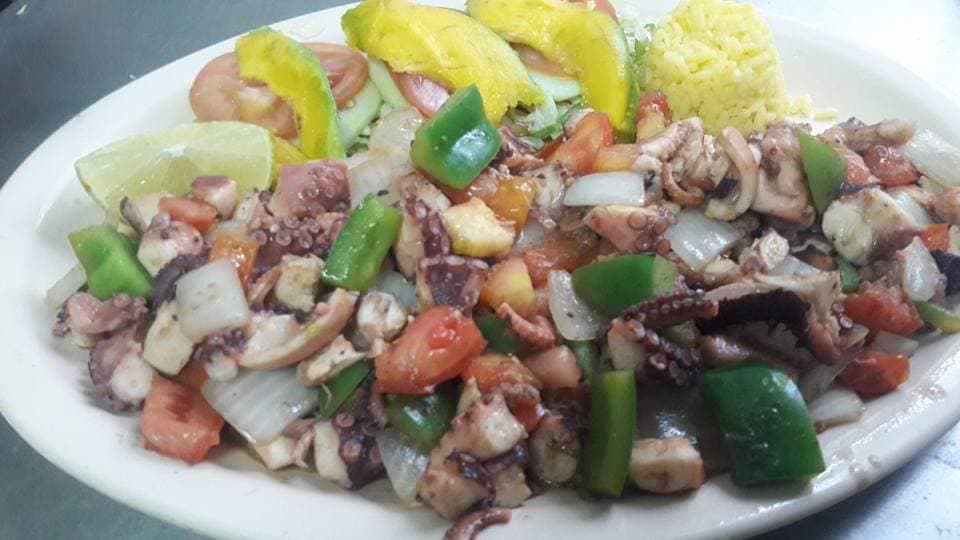 Pulpo a la mexicana