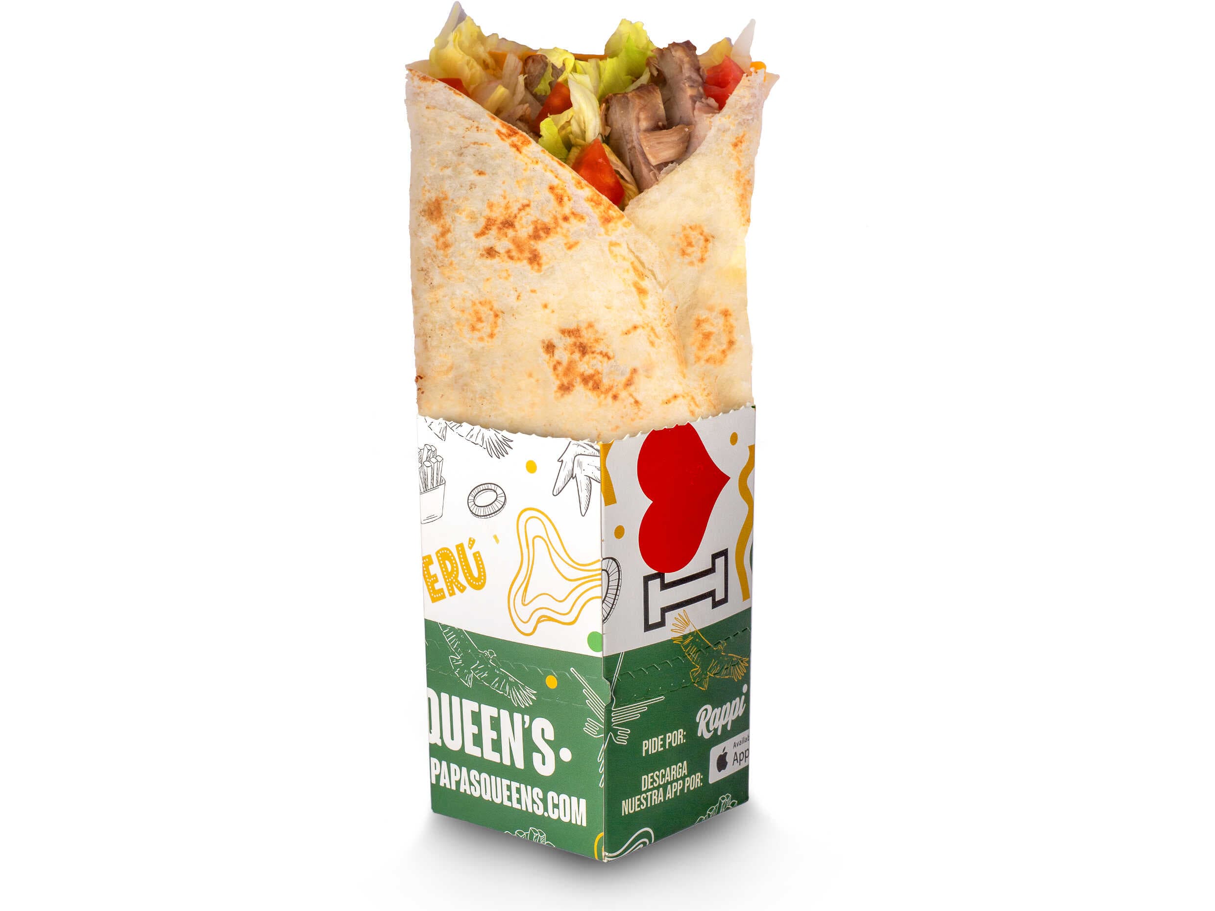 Wraps Chancho a la Caja China