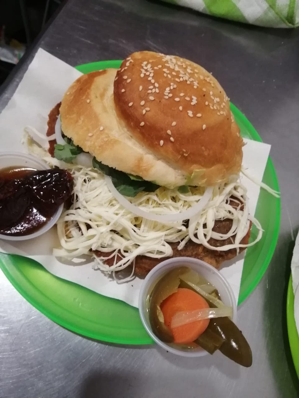 Cemita de Milanesa de Pollo