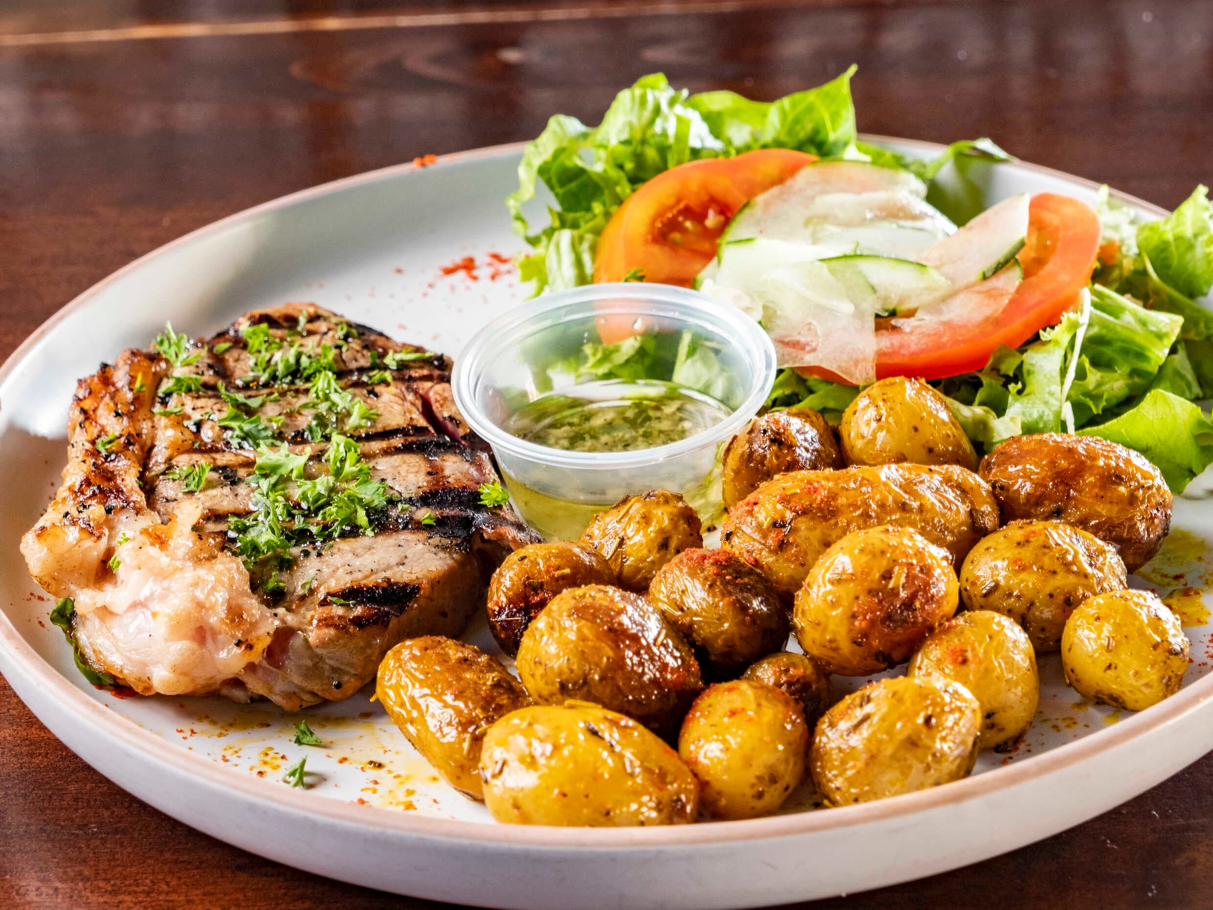 Combo- Personal Churrasco + Té Frio Navideño