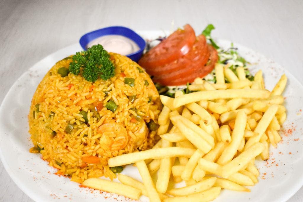 Arroz con Camarones