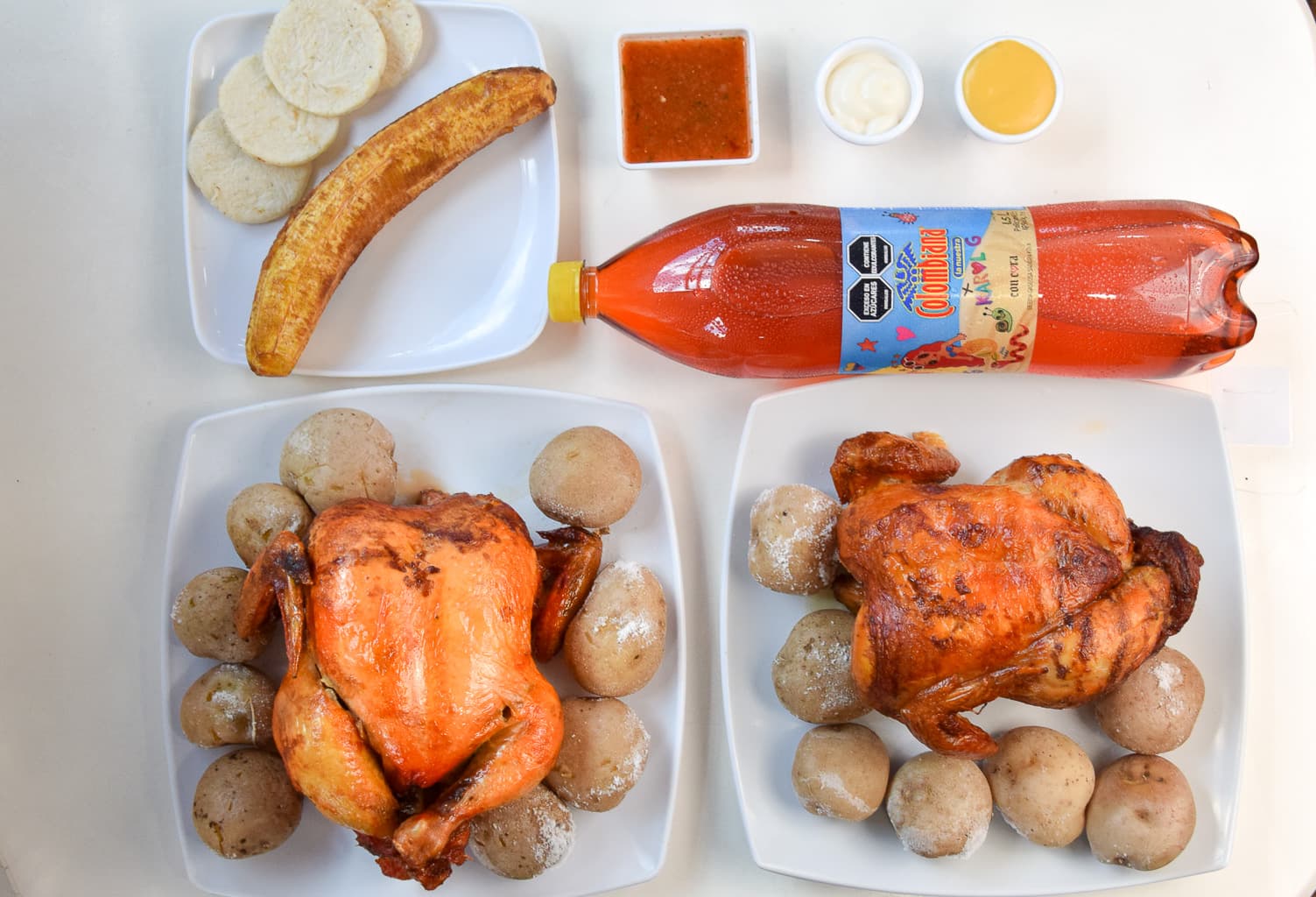 Combo 2 Pollos Asados + Gaseosa 1 L