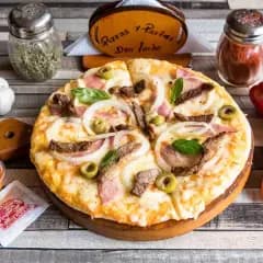 Pizza Carnívora 1 Mediana 4 Porciones