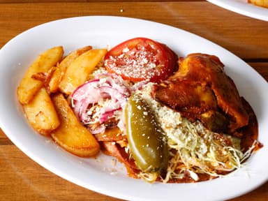 Orden de enchiladas con pollo