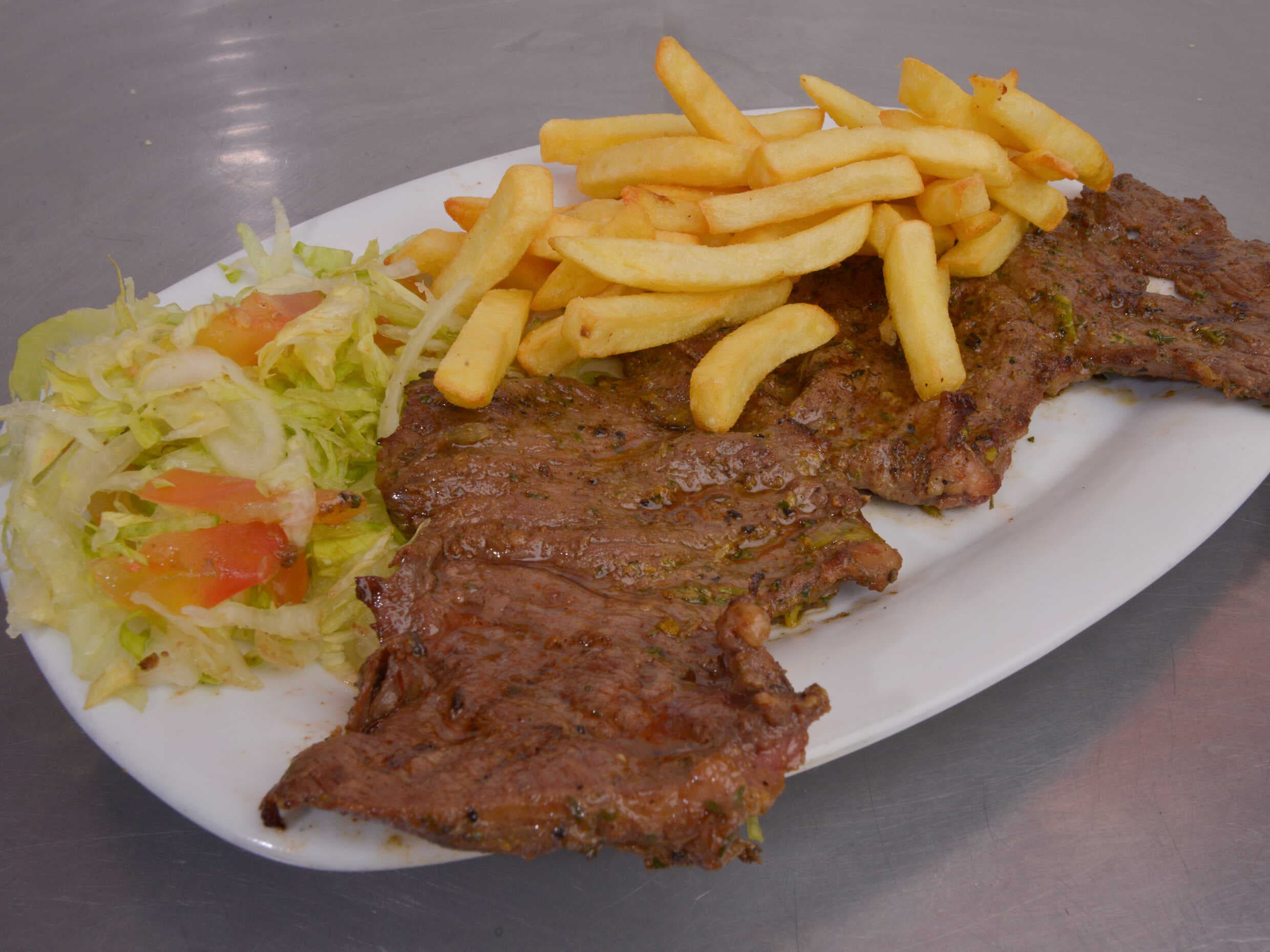 Filete de Res con Papas