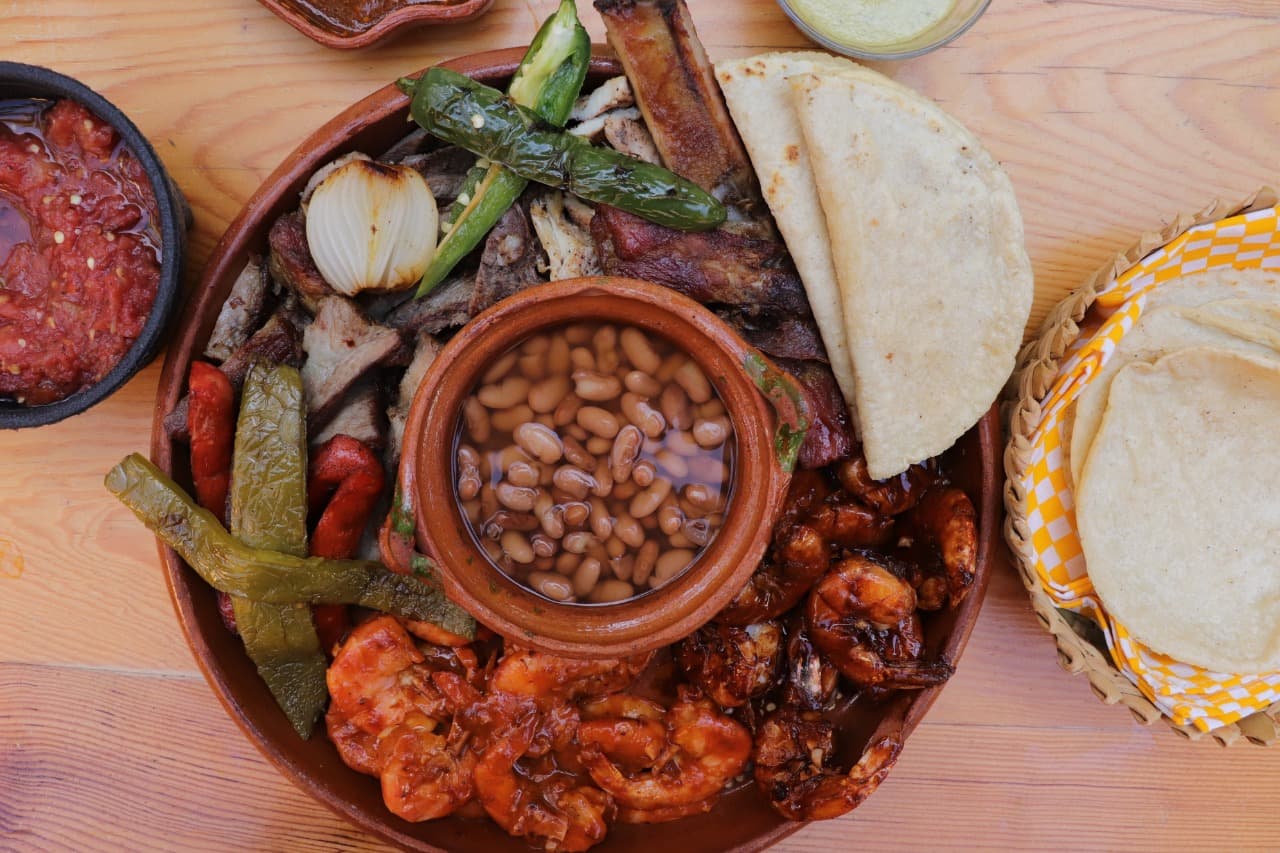 Parrillada mar y tierra 2 personas