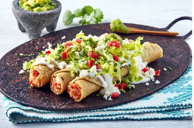 Tacos Dorados de Pollo