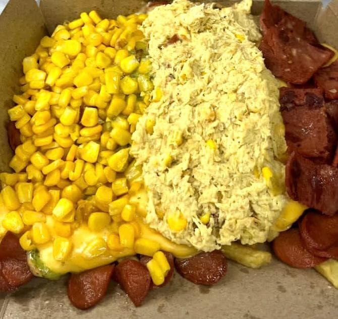 Salchipollo para Dos