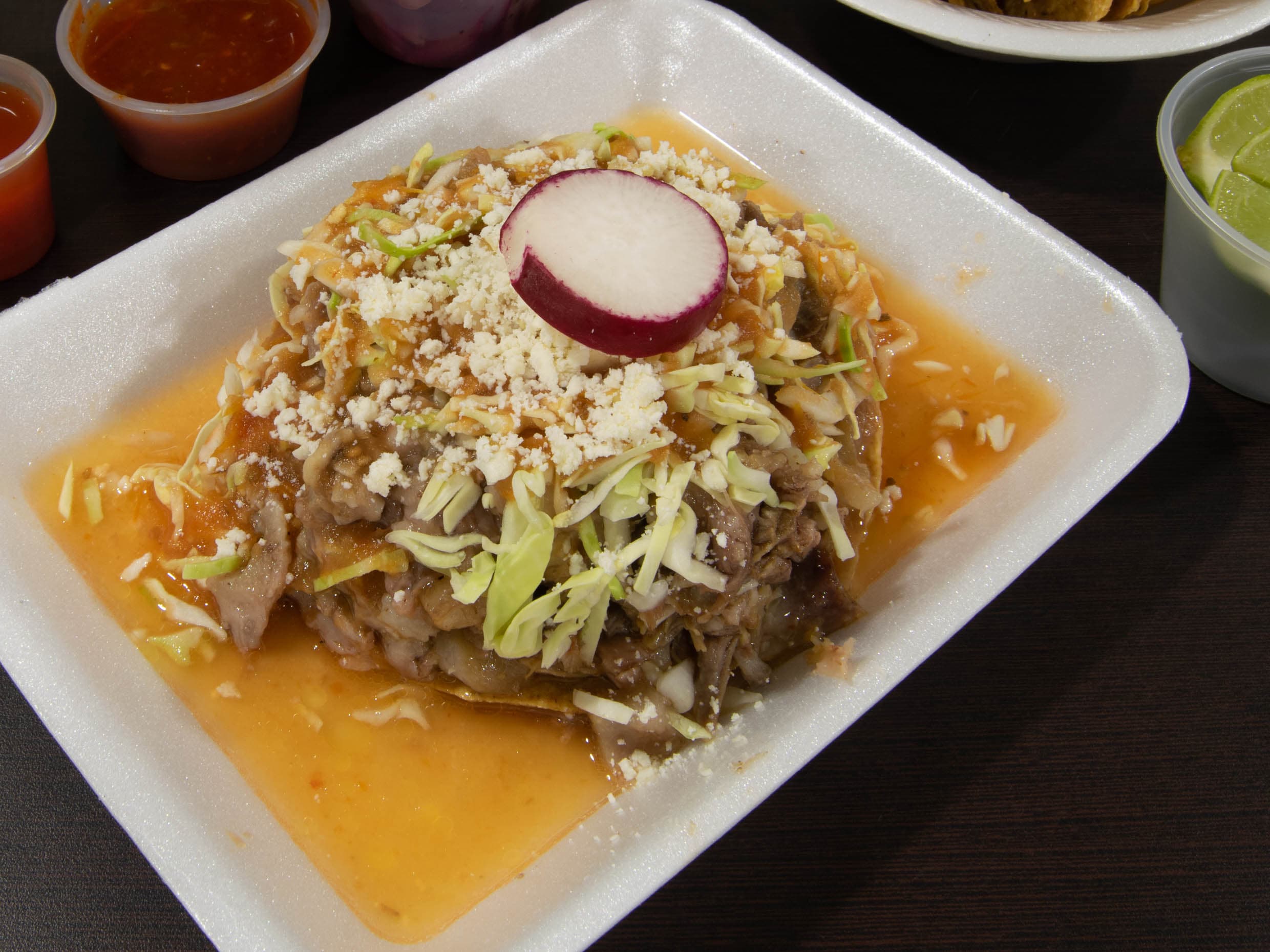 Tostada + Sope + Agua Fresca