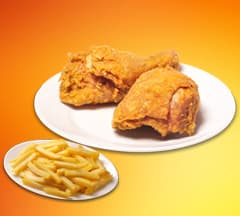 1/4 Pollo Broaster