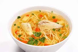 Porción de Sopa a la Minuta de Pollo