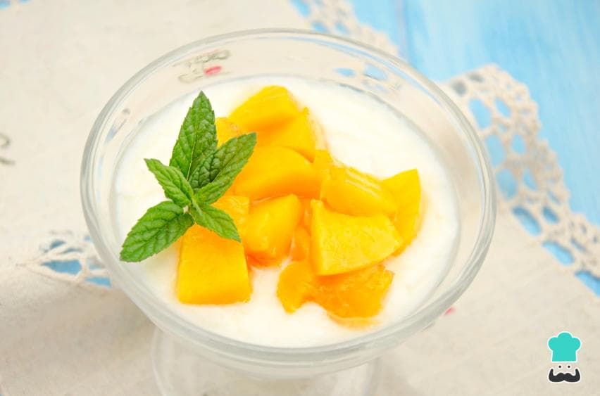 Duraznos con Crema