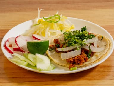 Taco de chorizo