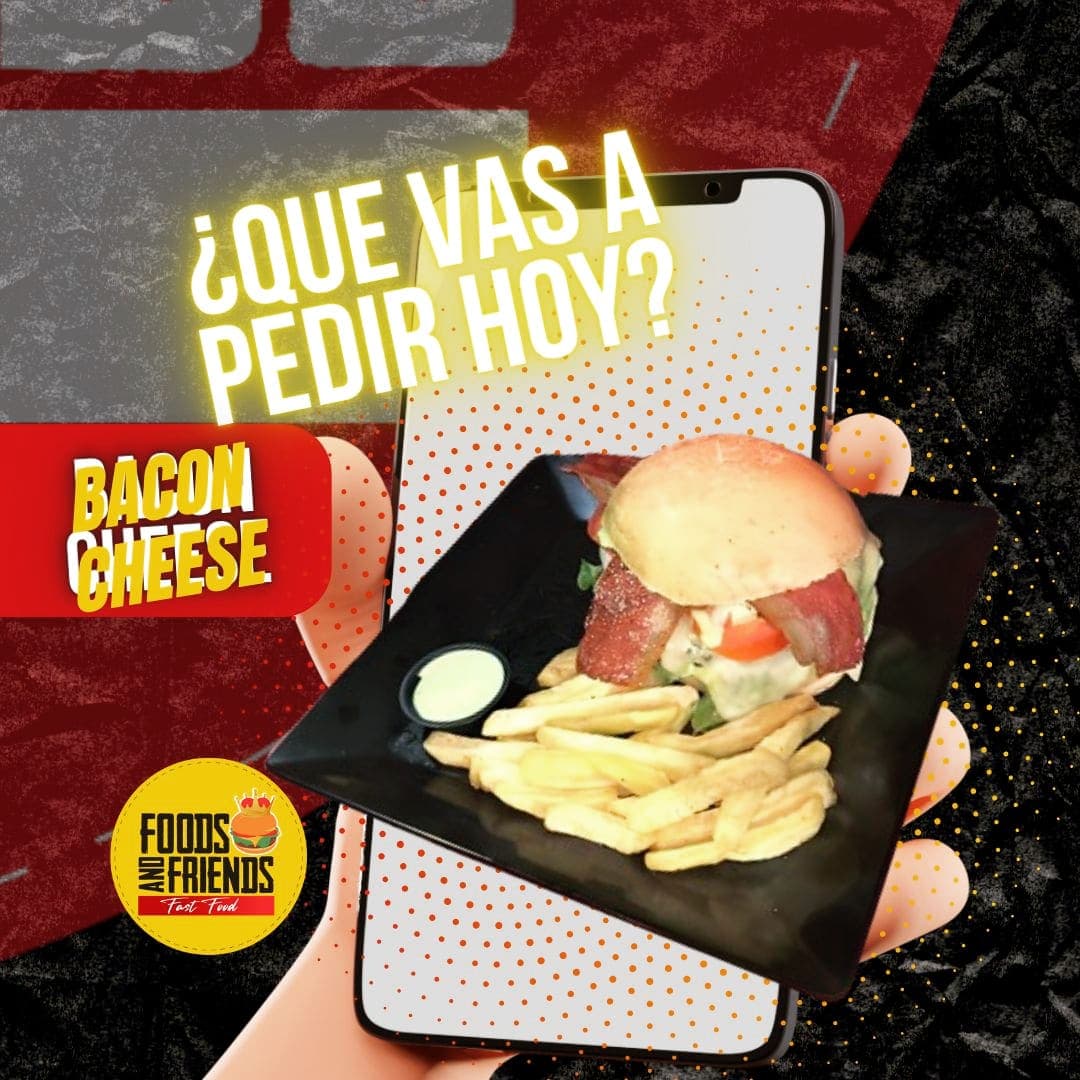 Hamburguesa Cheese Bacon