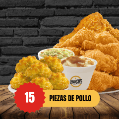 15 Piezas de Pollo