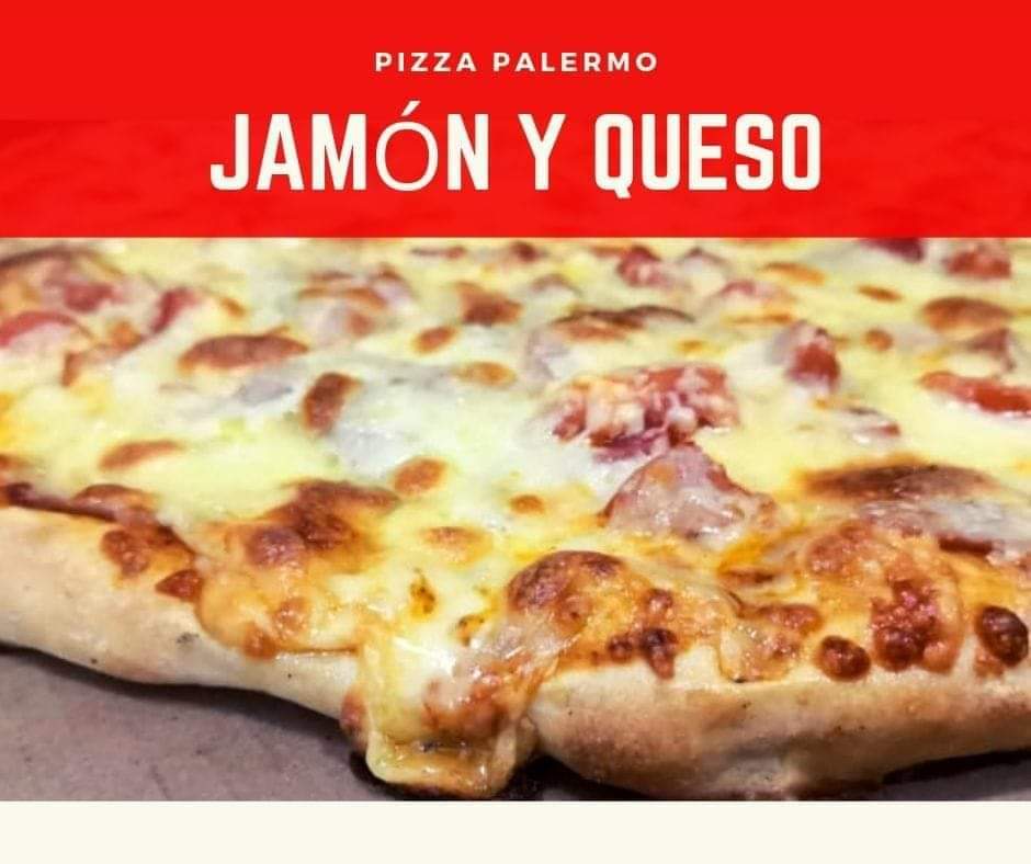 Pizza Jamón y Queso Personal