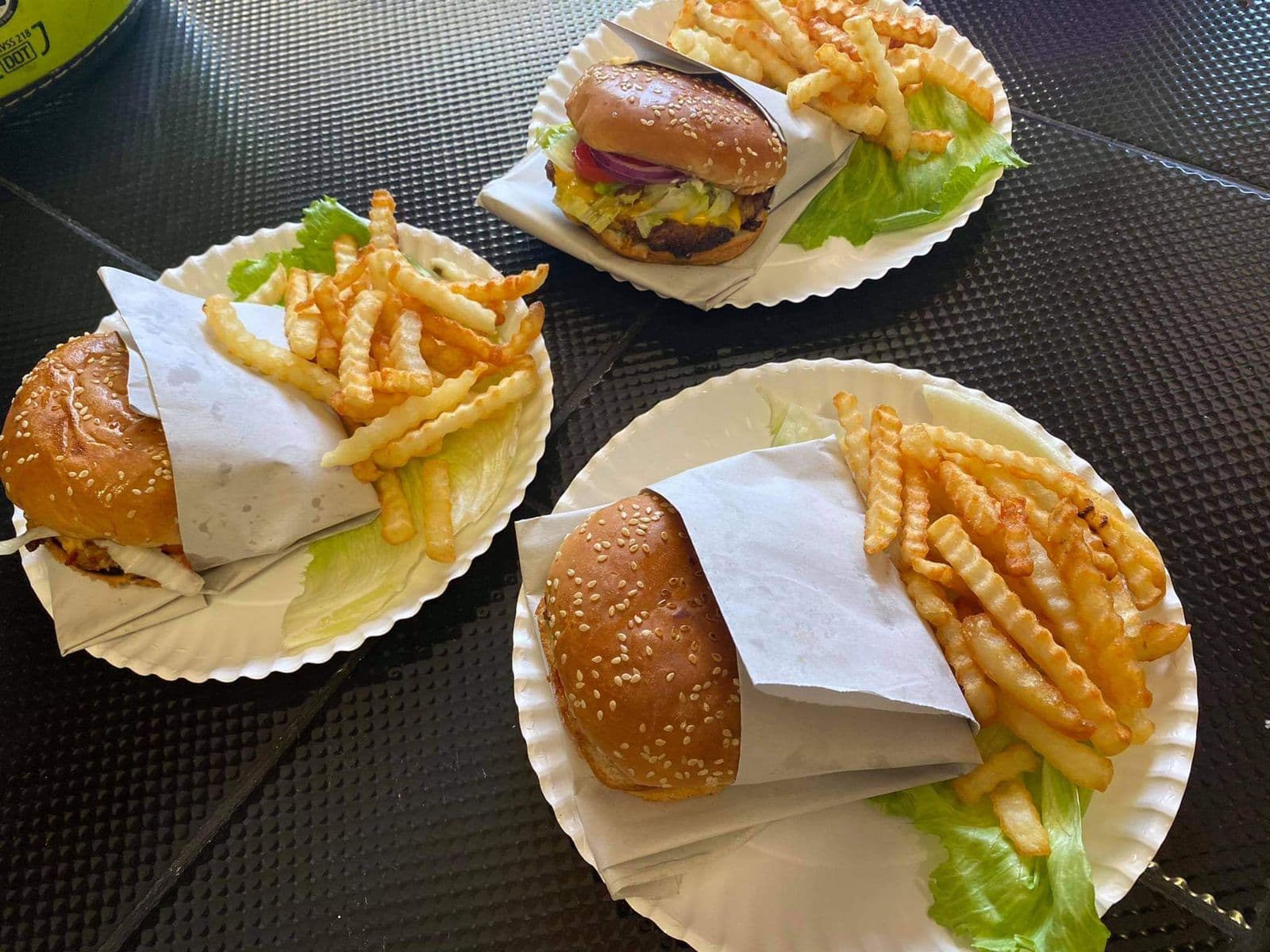 Hamburguesa Con Papas