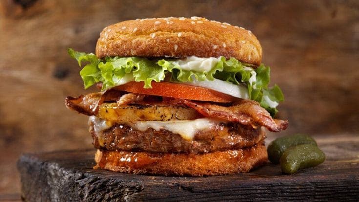 Hamburguesa Hawaiana