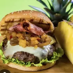 Combo Hamburguesa Hawaiana