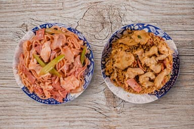 Arroz Chino con Espaguetti