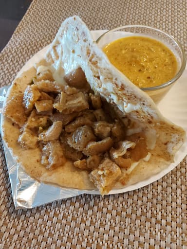 Montado de Chicharrón de Pella