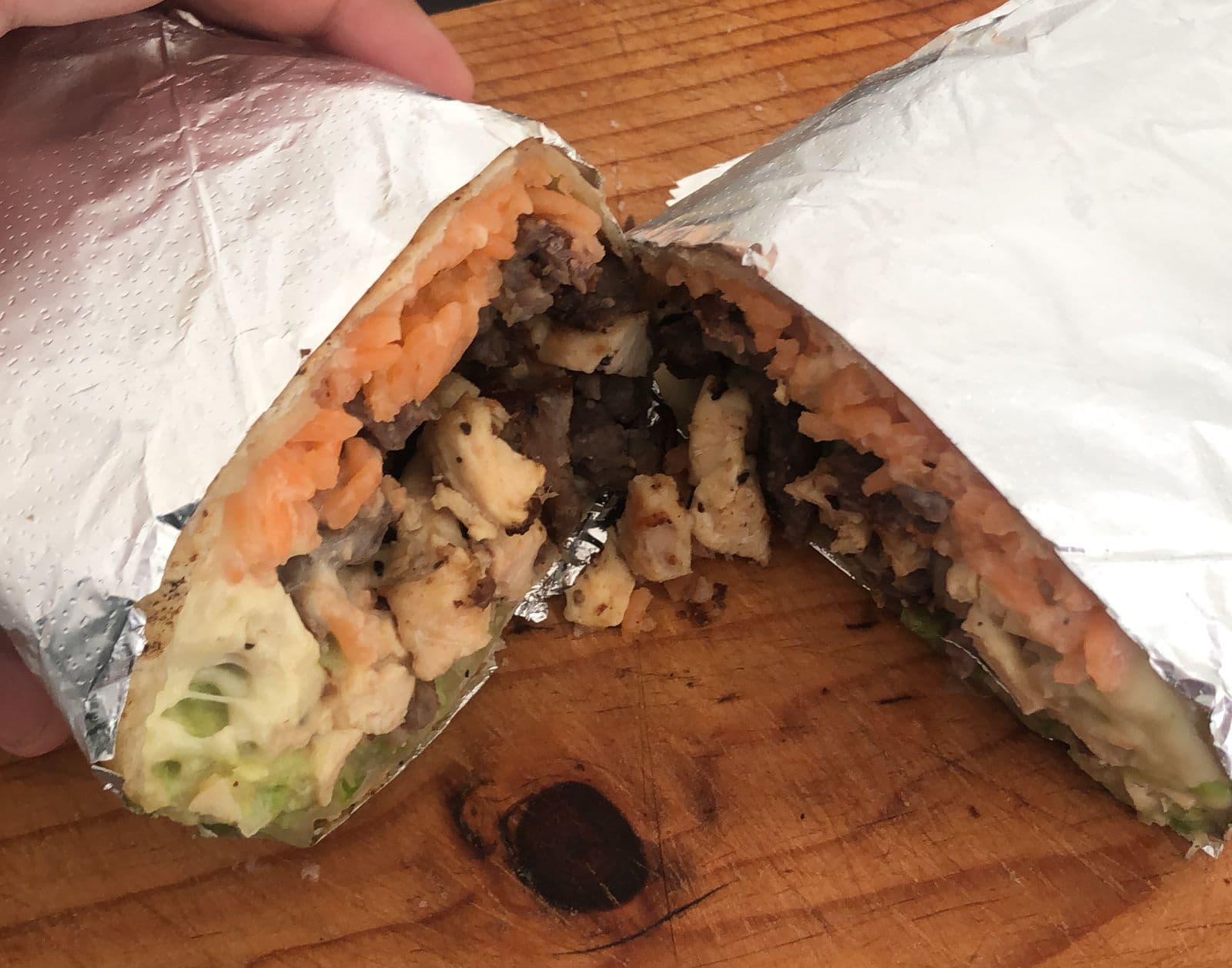 Burrito Tex-Mex Camaron-Res