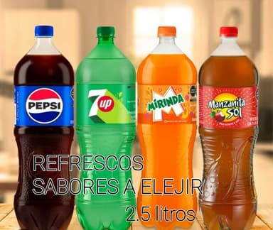 Refresco 2lts Varios Sabores
