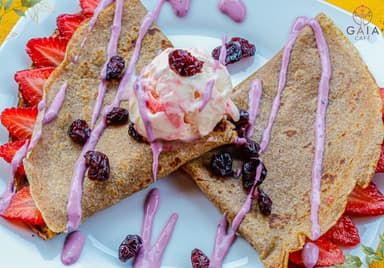 Crepa de Queso con Zarzamora