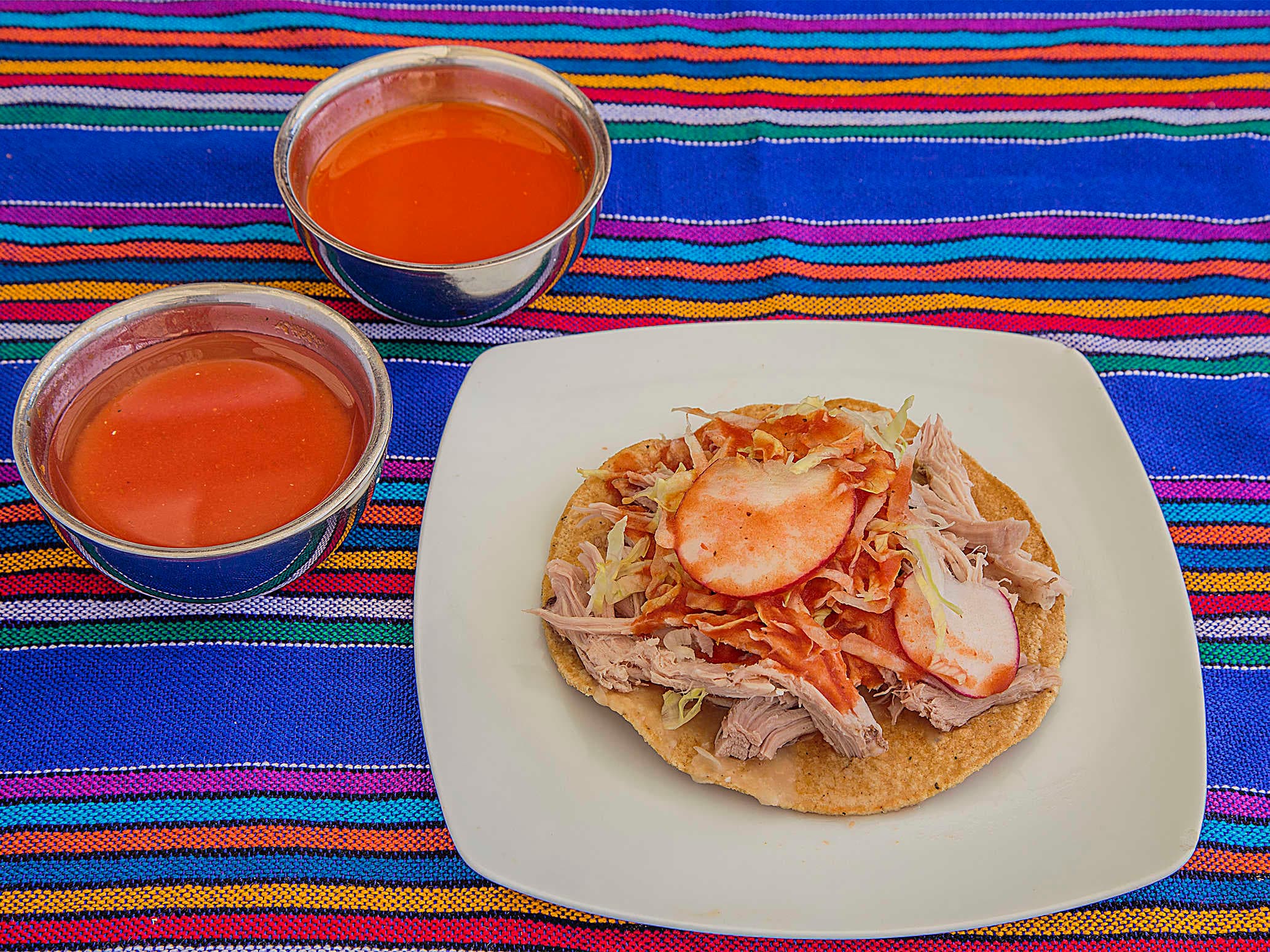 Ricas Tostada de Carne