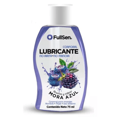 Fullsen lubricante corporal mora azul gel 75mL.