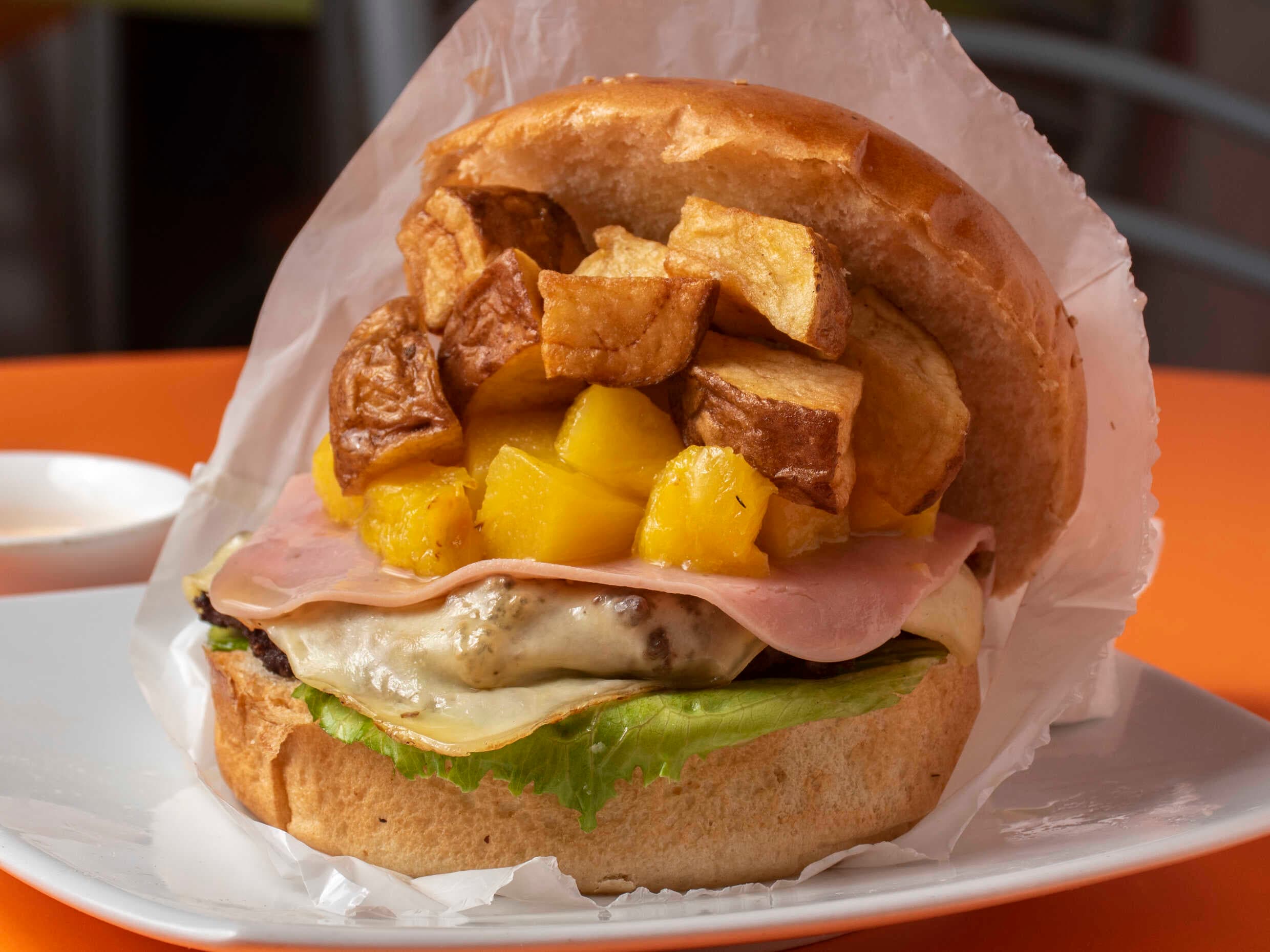 Hamburguesa Hawaiana