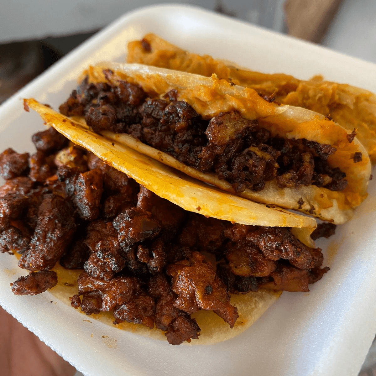 Tacos de chicharrones
