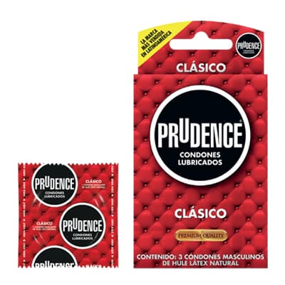 Preservativo Prudence Clásico caja 3 uds