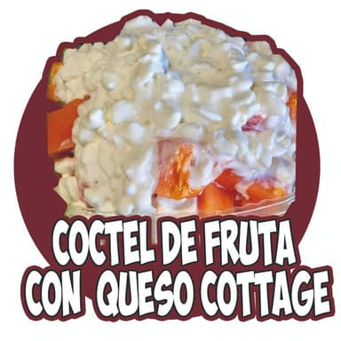 Coctel con Queso Cottage