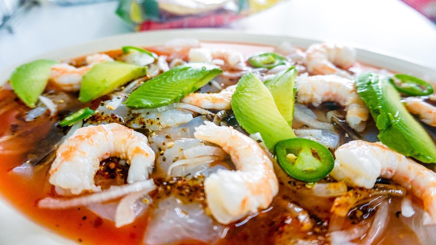 Plato de Callo y Camarón