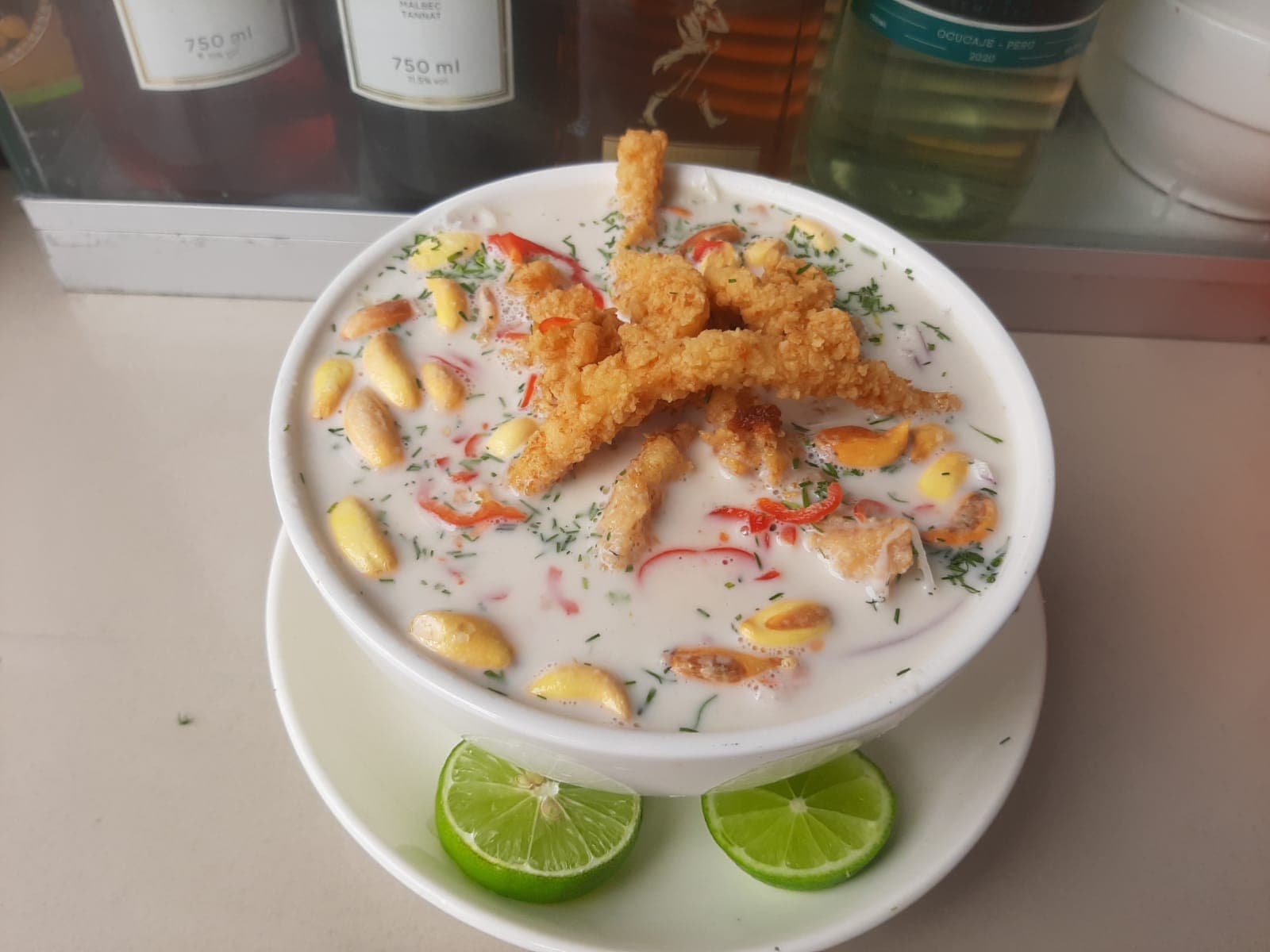 LECHE DE TIGRE + CHICHA MORADA