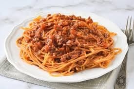 Espagueti a la Boloñesa
