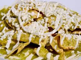 Chilaquiles Verdes Chicos Con Pollo